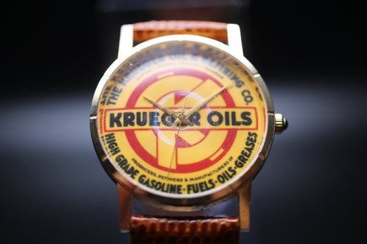 1990s Krueger Oils Advertising Quartz Watch
