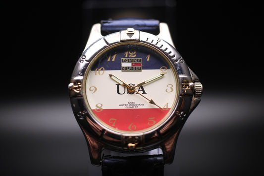 2000s Tommy Hilfiger USA-Themed Quartz Watch Ref. 1238
