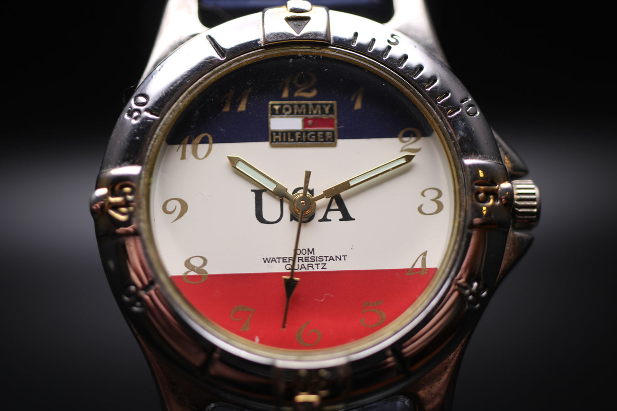 2000s Tommy Hilfiger USA-Themed Quartz Watch Ref. 1238