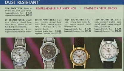 1970 Timex Ladies Sportster Mechanical Ref. 25341