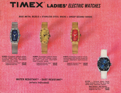 1972 Timex Ladies Electric Diver Ref. 811706972