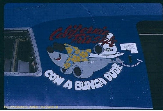 1990s McDonnell Douglas KC-10A Extender Nose Art Quartz Watch